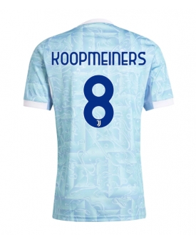 Juventus Teun Koopmeiners #8 Maglia Gara Trasferta Repliche 2025-26 Maniche Corte